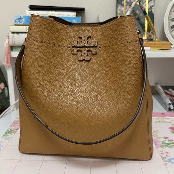 Tory Burch Brown Leather Shoulder Bag - Picture 12 of 13